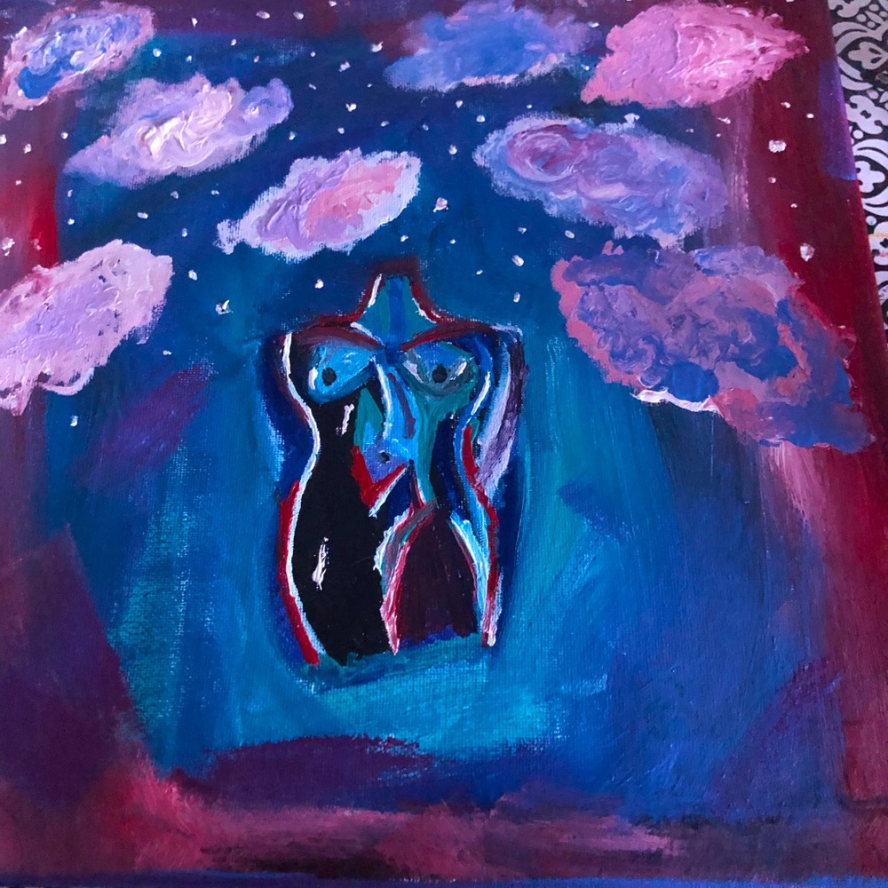 Euphoria naked painting